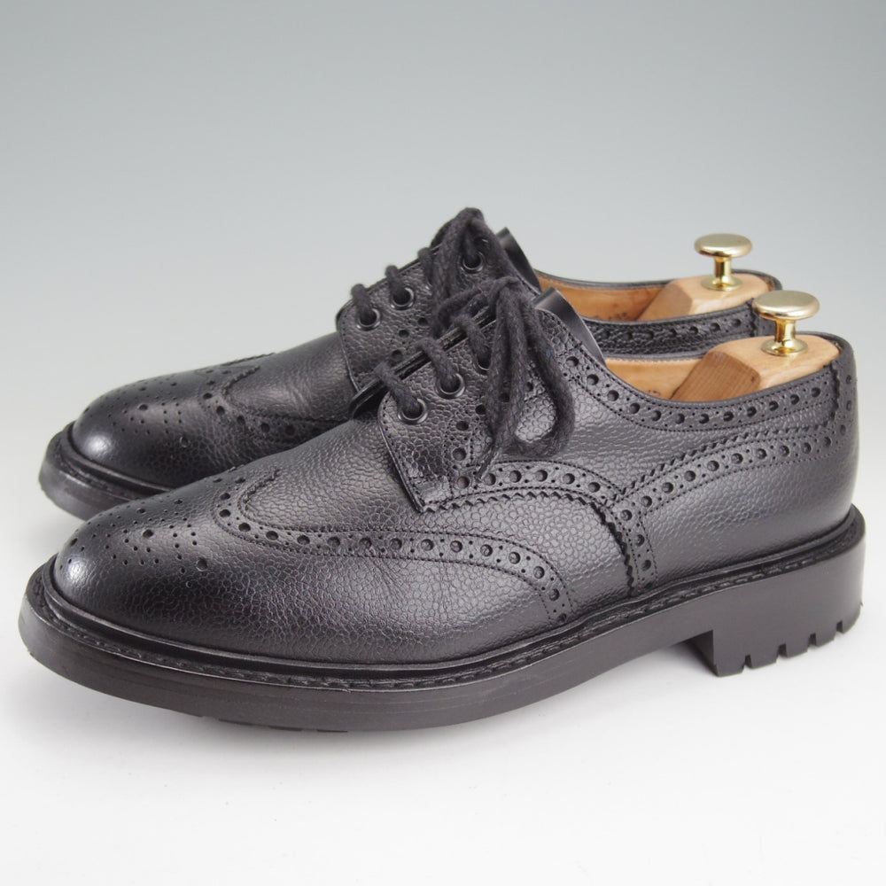 ★チャーチ 75G/UK7.5【4都市ロゴ★MCPHERSON/フルブローグ】グレインレザー/黒/メンズ/Church's★o601