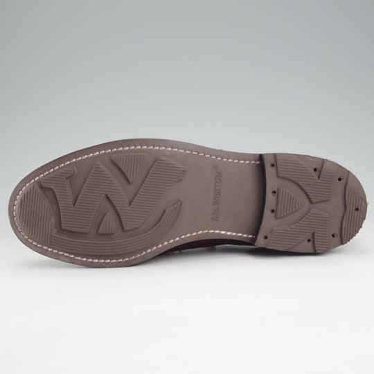 極美品★J.M.ウエストン 6.5E【現行定価￥176,000-★ゴルフ/GOLF】641/31ラスト/Uチップ/スエード/濃茶/Weston/ウェストン★o065