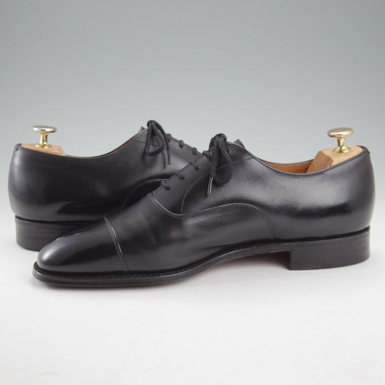 極上★チャーチ 85F/UK8.5【旧チャーチ★CONSUL/コンサル/73ラスト】3都市ロゴ/ストレートチップ/カーフ/黒/Church's★n575