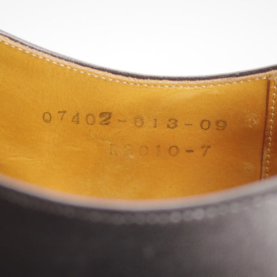 極上★三陽山長 SIZE 7【定価￥187,000-★極 友二郎/純正シューツリー付】フレキシブルグッドイヤーウェルト製法/ストレートチップ★p155