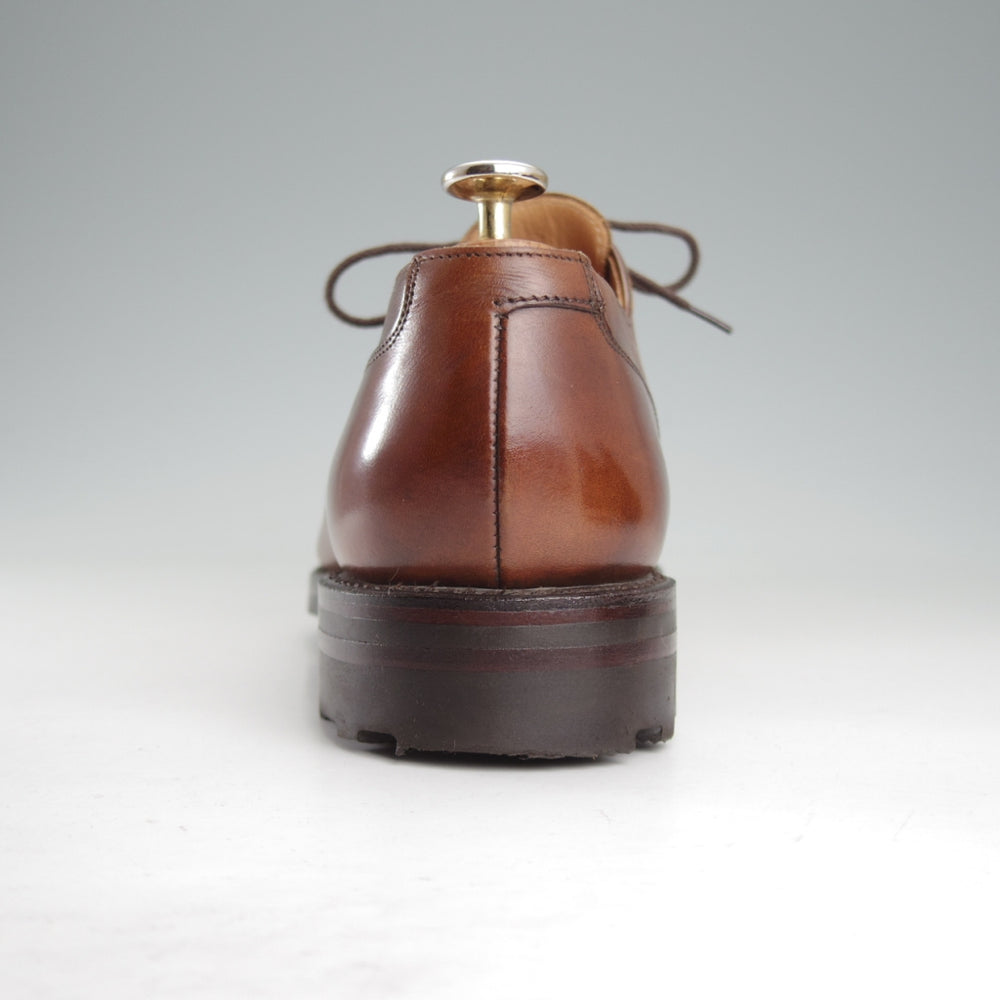 美品★クロケット&ジョーンズ 8E【リッジウェイソール仕様★WEXFORD/ウェクスフォード】371ラスト/Uチップ/濃茶/Crockett&Jones★o602