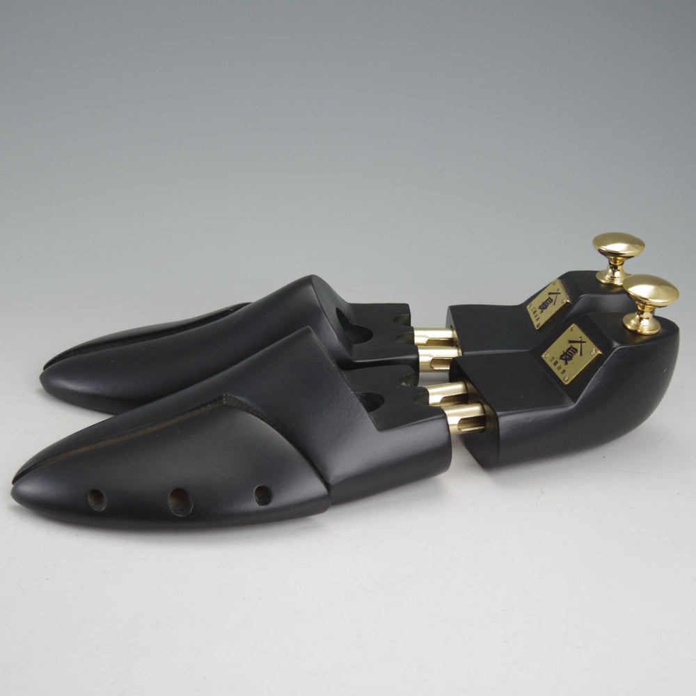 美品★三陽山長 SIZE 7.5【定価￥154,000-★匠 勘三郎/純正シューツリー付】フレキシブルグッドイヤーウェルト製法/Uチップ/濃茶★p156