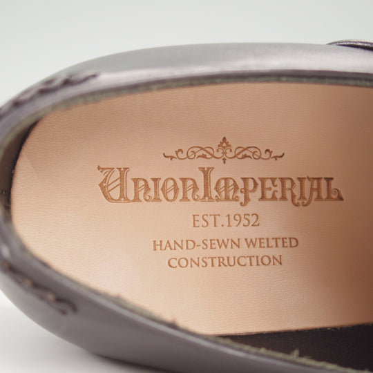 未使用★ユニオンインペリアル SIZE 6【ハンドソーンウェルテッド製法★サイドレース/U1104】カーフ/黒/メンズ/Union Imperial★o067