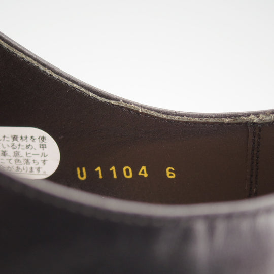 未使用★ユニオンインペリアル SIZE 6【ハンドソーンウェルテッド製法★サイドレース/U1104】カーフ/黒/メンズ/Union Imperial★o067