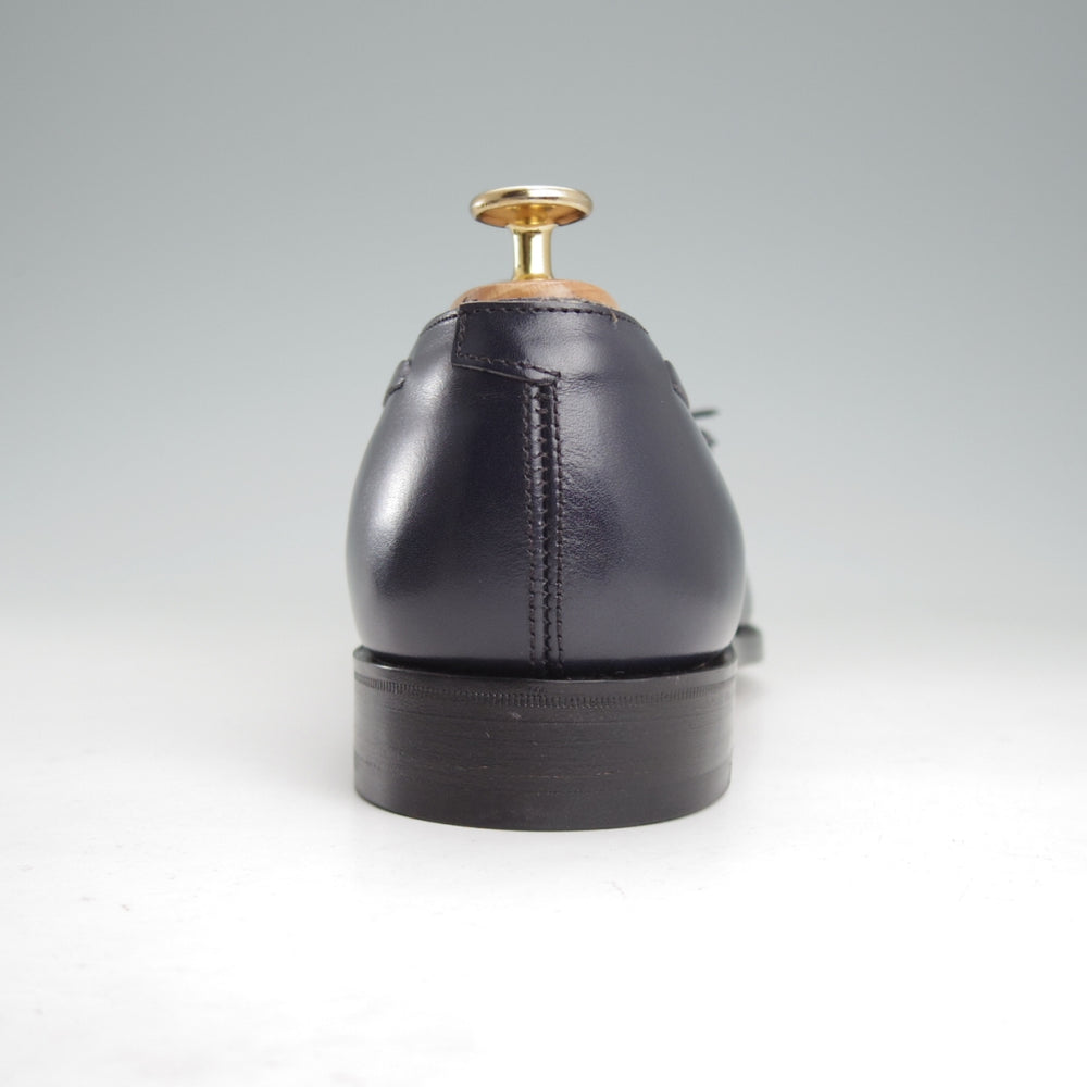 未使用★(英)アルフレッド・サージェント 8E【グッドイヤーウェルテッド製法★タッセルローファー/HUGH】カーフ/紺/ALFRED SARGENT★o069