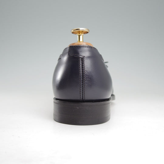 未使用★(英)アルフレッド・サージェント 8E【グッドイヤーウェルテッド製法★タッセルローファー/HUGH】カーフ/紺/ALFRED SARGENT★o069