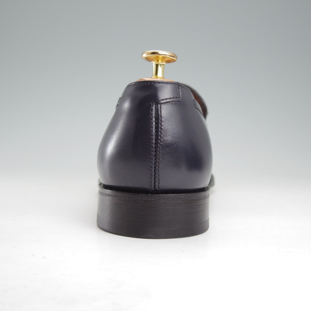 未使用★(英)アルフレッド・サージェント 8E【グッドイヤーウェルテッド製法★タッセルローファー/HUGH】カーフ/紺/ALFRED SARGENT★o069