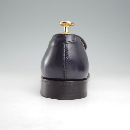 未使用★(英)アルフレッド・サージェント 8E【グッドイヤーウェルテッド製法★タッセルローファー/HUGH】カーフ/紺/ALFRED SARGENT★o069