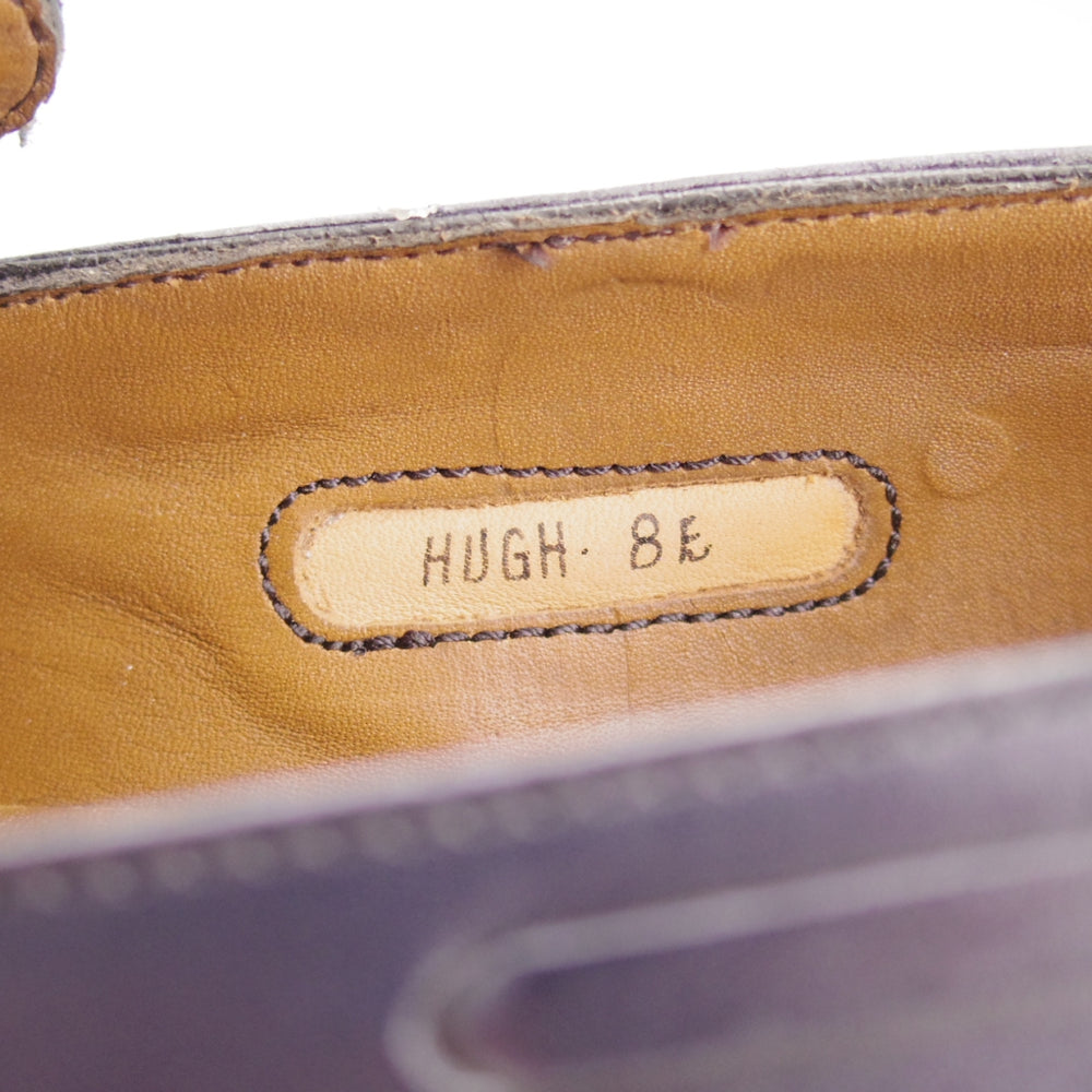 未使用★(英)アルフレッド・サージェント 8E【グッドイヤーウェルテッド製法★タッセルローファー/HUGH】カーフ/紺/ALFRED SARGENT★o069