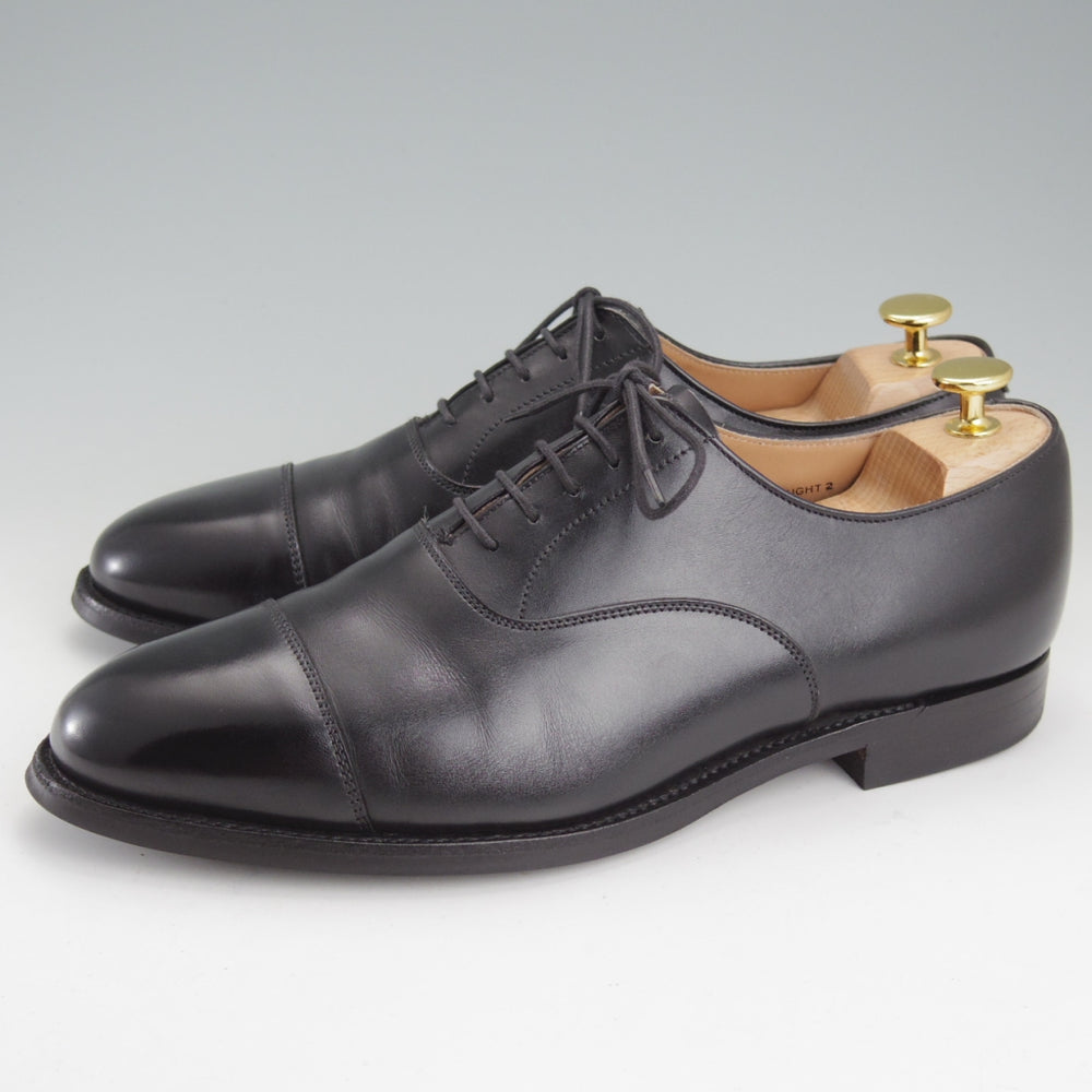 美品★クロケット&ジョーンズ 7E【定価￥132,000-★CONNAUGHT2/コノート2】CITYソール/ストレートチップ/379ラスト/Crockett&Jones★o070