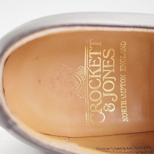 美品★クロケット&ジョーンズ 7E【定価￥132,000-★CONNAUGHT2/コノート2】CITYソール/ストレートチップ/379ラスト/Crockett&Jones★o070