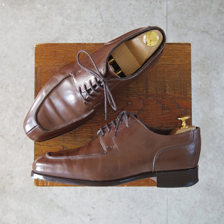 極上★(英)アルフレッド・サージェント 5.5F【上級★エクスクルーシブライン/CHARLTON】Uチップ/カーフ/茶/メンズ/Alfred Sargent★o613