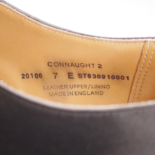美品★クロケット&ジョーンズ 7E【定価￥132,000-★CONNAUGHT2/コノート2】CITYソール/ストレートチップ/379ラスト/Crockett&Jones★o070