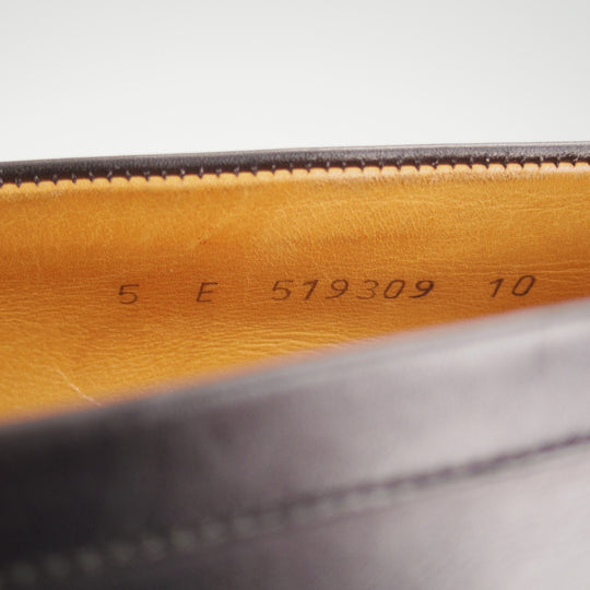 極上★J.M.ウエストン 5E【現行定価￥165,000-★180/コインローファー/旧ロゴ】41ラスト/カーフ/黒/メンズ/Weston/ウェストン★p162