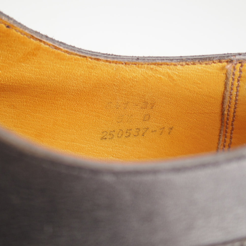 ★J.M.ウエストン 5.5D【現行定価￥220,000-★ロシアンカーフ仕様/ゴルフ/GOLF】641/Uチップ/黒/Weston/ウェストン★p163