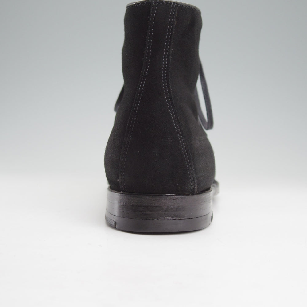 美品★オールデン 9D【現行定価17万円以上★(米)LEFFOT別注/D6828F】アバディーンラスト/レースアップブーツ/スエード/黒/ALDEN★o072