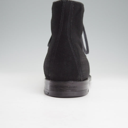 美品★オールデン 9D【現行定価17万円以上★(米)LEFFOT別注/D6828F】アバディーンラスト/レースアップブーツ/スエード/黒/ALDEN★o072