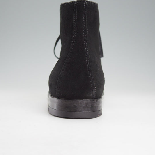 美品★オールデン 9D【現行定価17万円以上★(米)LEFFOT別注/D6828F】アバディーンラスト/レースアップブーツ/スエード/黒/ALDEN★o072