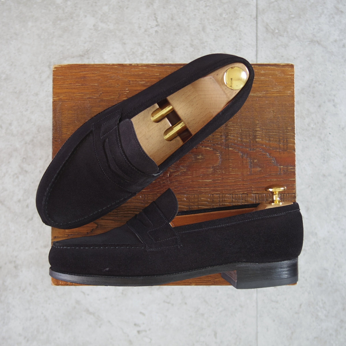J.M.ウエストン 7C【タッセルローファー/173/スエード/茶】 | 高級中古