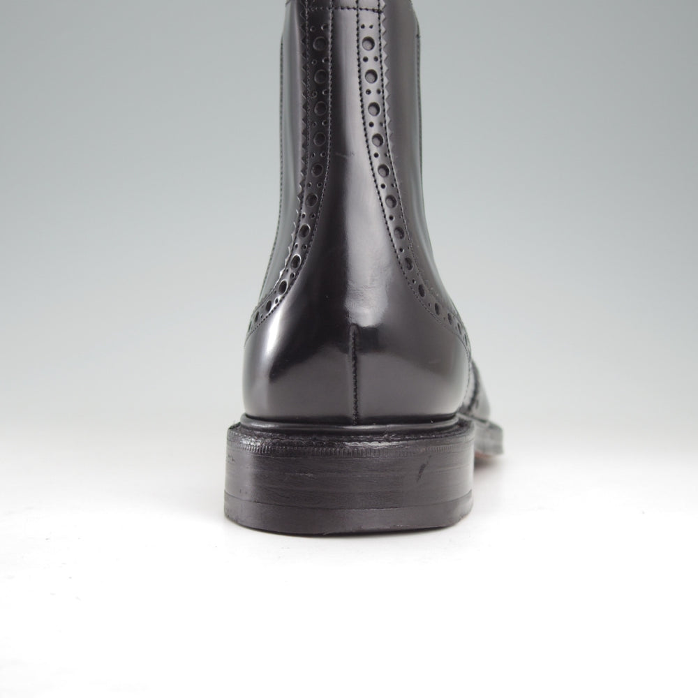 極美品★チャーチ 75F/UK7.5【5都市ロゴ★KETSBY/サイドゴアブーツ】103Bラスト/ポリッシュドバインダーカーフ/黒/Church's★o073