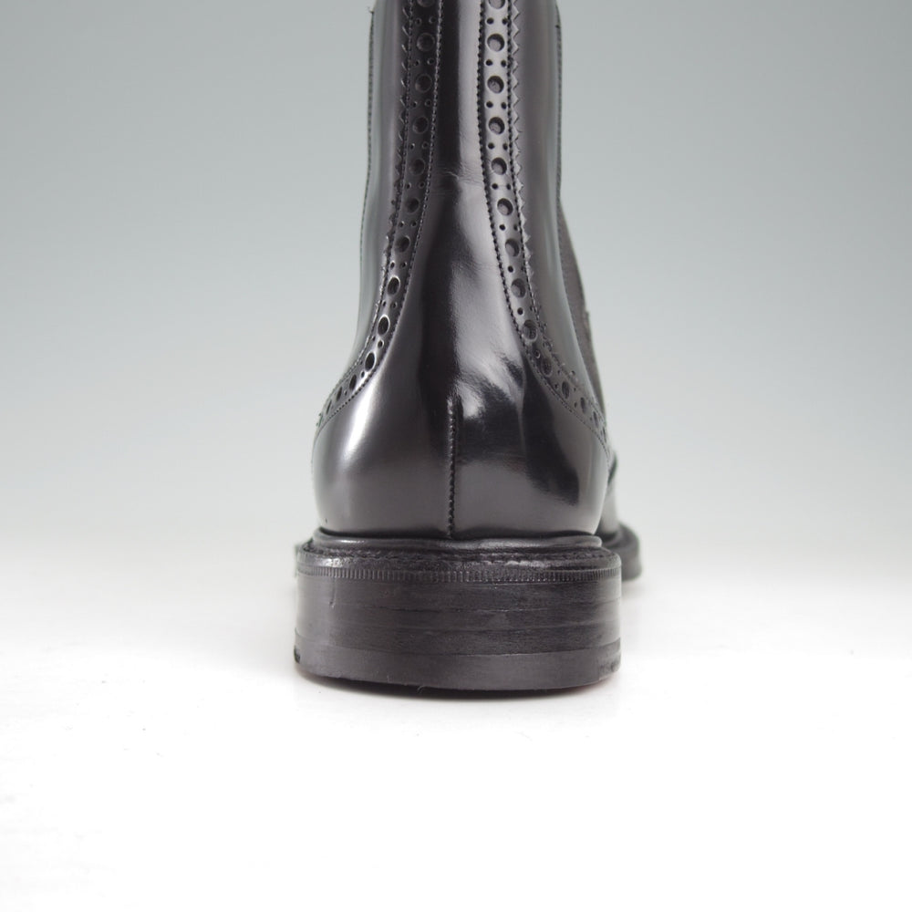 極美品★チャーチ 75F/UK7.5【5都市ロゴ★KETSBY/サイドゴアブーツ】103Bラスト/ポリッシュドバインダーカーフ/黒/Church's★o073