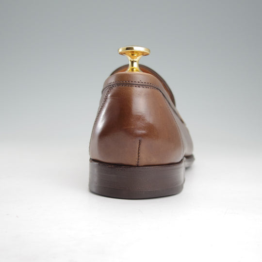 極上★ジョンロブ SIZE 40/UK6.5程度【貴重★エルメス別注/HERMES/ミュージアムカーフ】KEITH/H304ラスト/ローファー/JOHN LOBB★o075