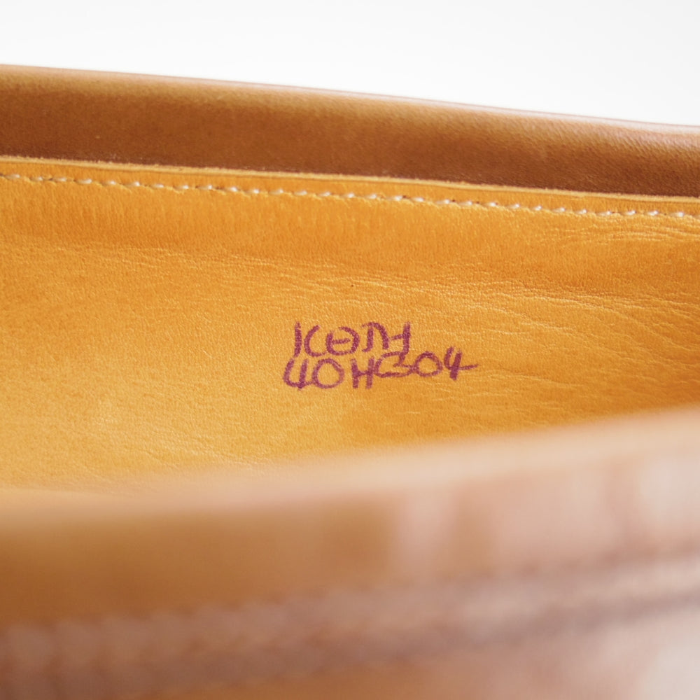 極上★ジョンロブ SIZE 40/UK6.5程度【貴重★エルメス別注/HERMES/ミュージアムカーフ】KEITH/H304ラスト/ローファー/JOHN LOBB★o075