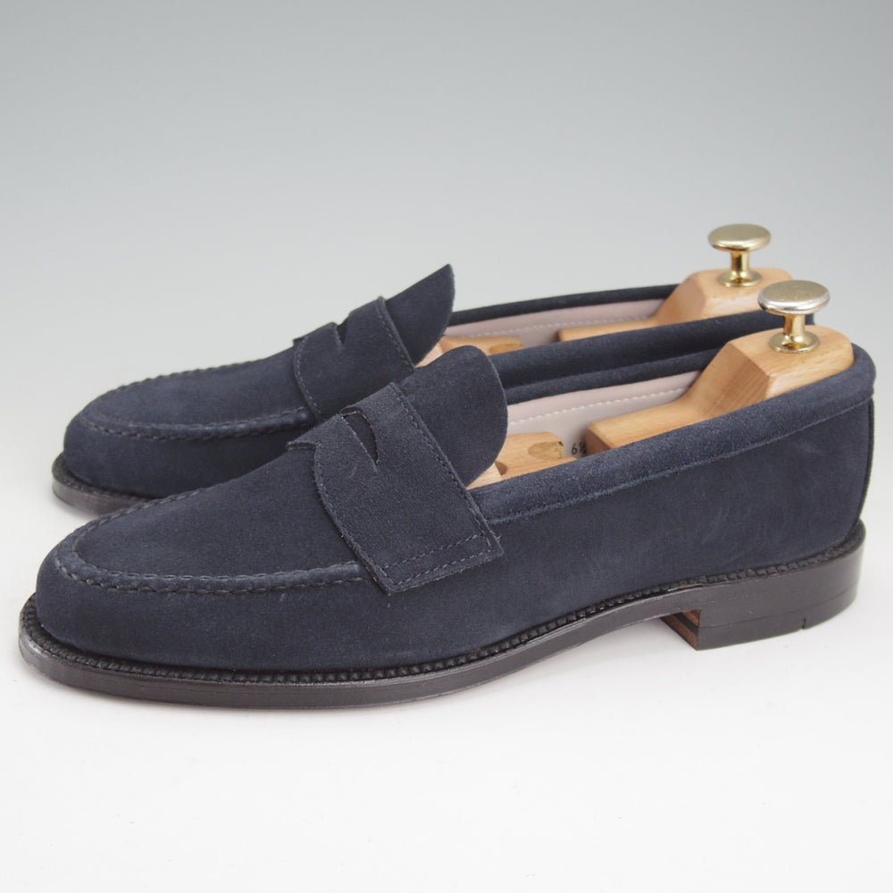 未使用★オールデン 6.5D【現行定価17万円以上★コインローファー/ユナイテッドアローズB&Y別注/62444F】ヴァンラスト/紺/ALDEN★o077