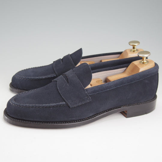 未使用★オールデン 6.5D【現行定価17万円以上★コインローファー/ユナイテッドアローズB&Y別注/62444F】ヴァンラスト/紺/ALDEN★o077