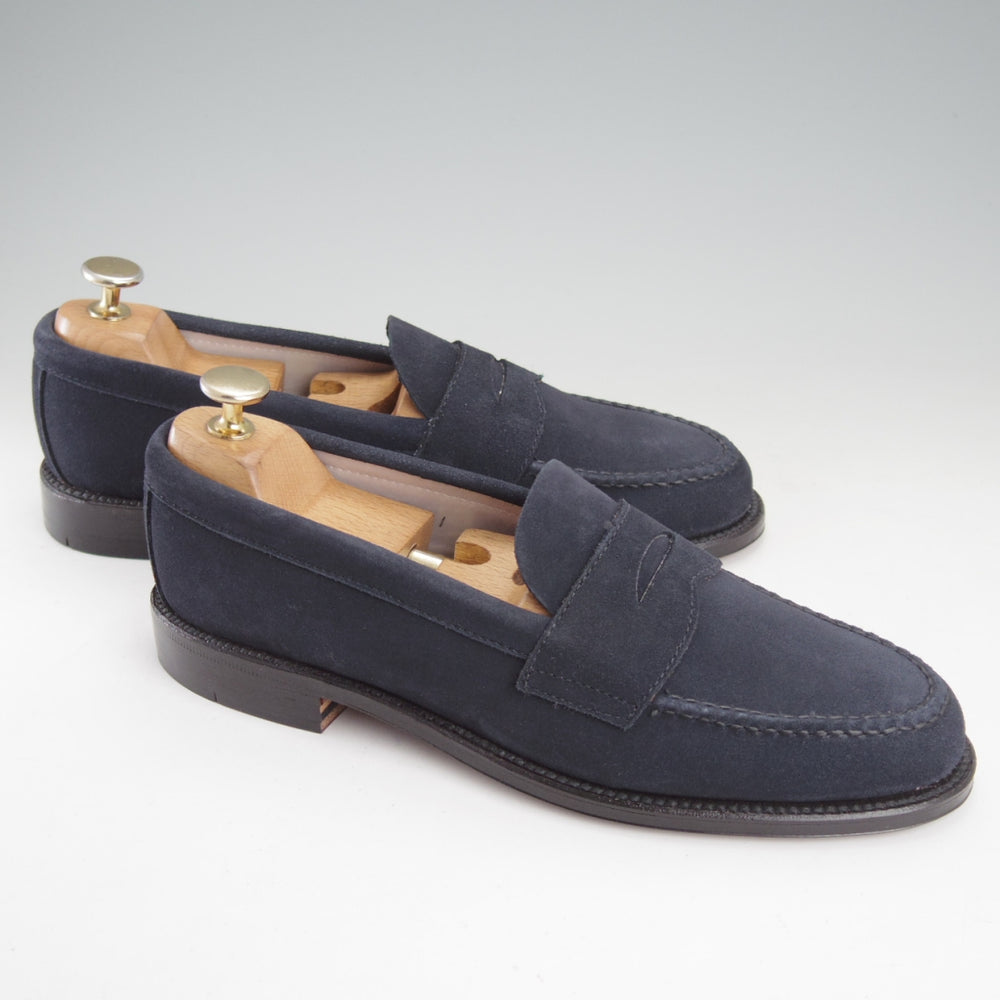 未使用★オールデン 6.5D【現行定価17万円以上★コインローファー/ユナイテッドアローズB&Y別注/62444F】ヴァンラスト/紺/ALDEN★o077