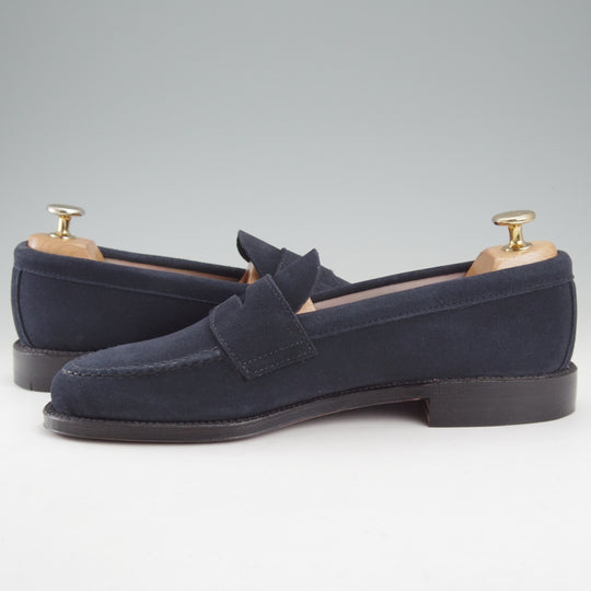 未使用★オールデン 6.5D【現行定価17万円以上★コインローファー/ユナイテッドアローズB&Y別注/62444F】ヴァンラスト/紺/ALDEN★o077