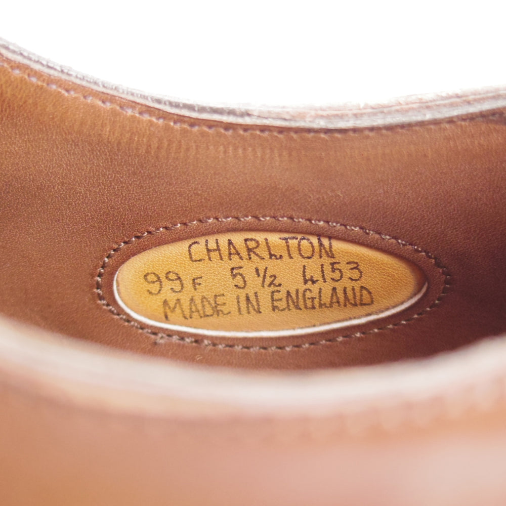 極上★(英)アルフレッド・サージェント 5.5F【上級★エクスクルーシブライン/CHARLTON】Uチップ/カーフ/茶/メンズ/Alfred Sargent★o613