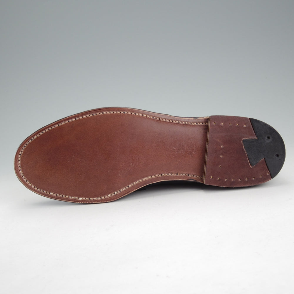 未使用★オールデン 6.5D【現行定価17万円以上★コインローファー/ユナイテッドアローズB&Y別注/62444F】ヴァンラスト/紺/ALDEN★o077