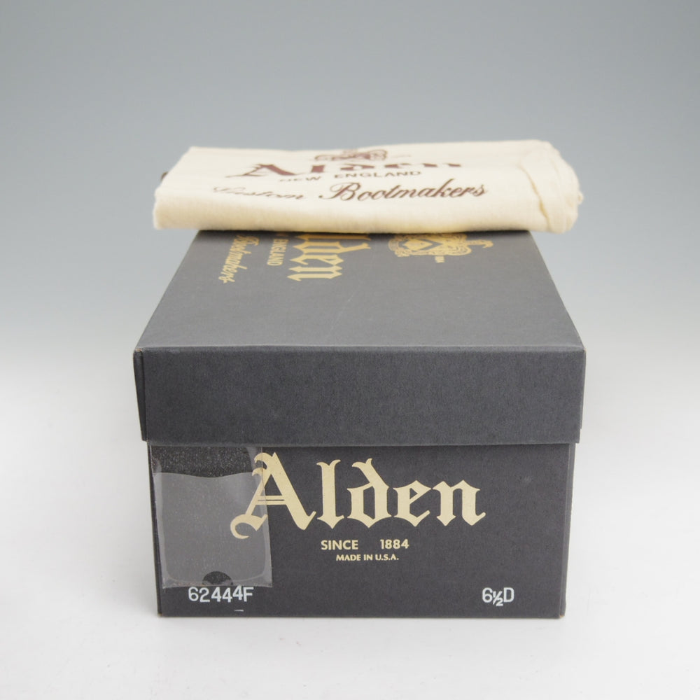 未使用★オールデン 6.5D【現行定価17万円以上★コインローファー/ユナイテッドアローズB&Y別注/62444F】ヴァンラスト/紺/ALDEN★o077