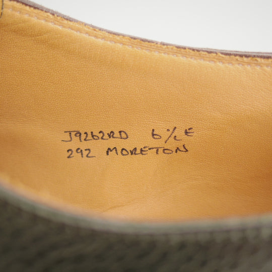 ★クロケット&ジョーンズ 6.5E【定価￥148,500-★モールトン/MORETON/リッジウェイソール】292ラスト/Uチップ/緑/Crockett&Jones★p174
