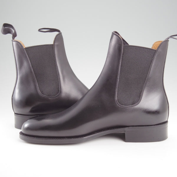 未使用★J.M.ウエストン 5.5C【現行定価￥198,000-★サイドゴアブーツ/705】39ラスト/ボックスカーフ/黒/メンズ/Weston/ウェストン★n588