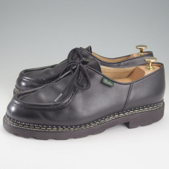 極上★パラブーツ SIZE 41【定価￥96,800-★ミカエル/MICHAEL】チロリアンシューズ/リスレザー/黒/Paraboot★p176