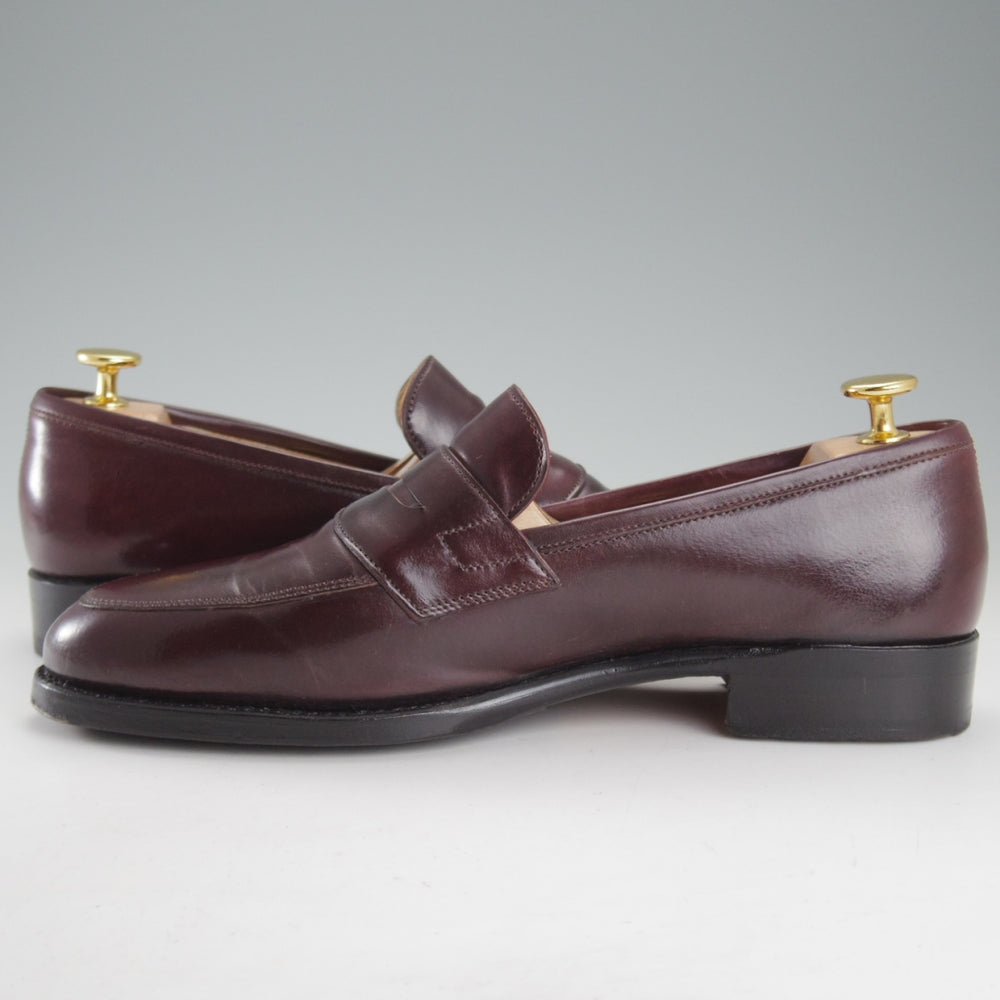 極上★(東欧)ヴァーシュ SIZE 39【貴重★コードバン仕様/純正シューツリー付き】コインローファー/赤茶/VASS★o616