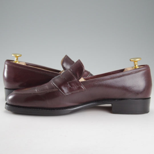 極上★(東欧)ヴァーシュ SIZE 39【貴重★コードバン仕様/純正シューツリー付き】コインローファー/赤茶/VASS★o616