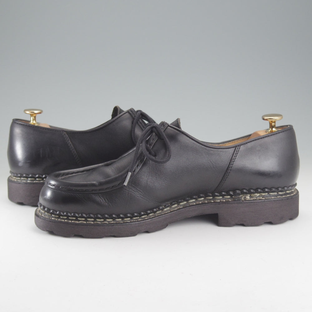 極上★パラブーツ SIZE 41【定価￥96,800-★ミカエル/MICHAEL】チロリアンシューズ/リスレザー/黒/Paraboot★p176