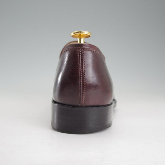 極上★(東欧)ヴァーシュ SIZE 39【貴重★コードバン仕様/純正シューツリー付き】コインローファー/赤茶/VASS★o616