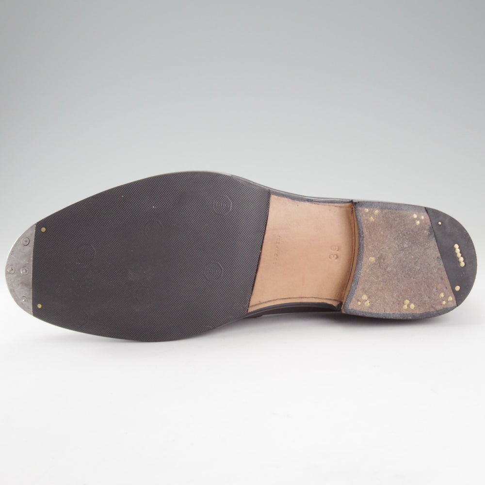 極上★(東欧)ヴァーシュ SIZE 39【貴重★コードバン仕様/純正シューツリー付き】コインローファー/赤茶/VASS★o616