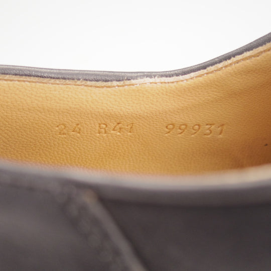 極上★パラブーツ SIZE 41【定価￥96,800-★ミカエル/MICHAEL】チロリアンシューズ/リスレザー/黒/Paraboot★p176