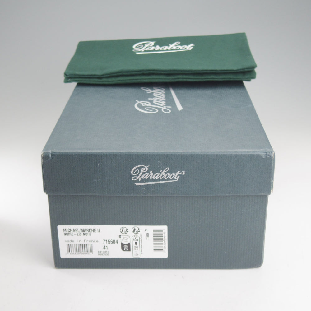極上★パラブーツ SIZE 41【定価￥96,800-★ミカエル/MICHAEL】チロリアンシューズ/リスレザー/黒/Paraboot★p176