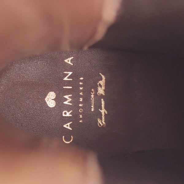 未使用★(スペイン製)カルミナ SIZE 6【定価￥115,500-★ミュージアムカーフ仕様/サイドゴアブーツ/80514】濃茶/メンズ/CARMINA★n593