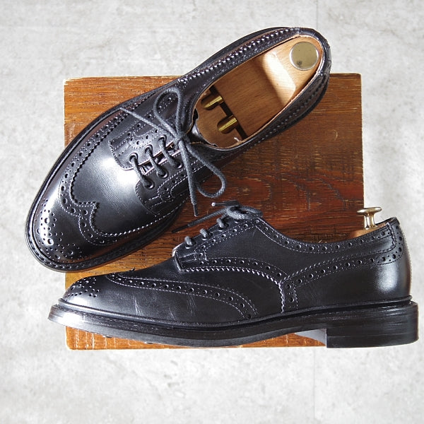極美品★トリッカーズ SIZE 8.5【定価￥132,000-★ダイナイトソール/BOURTON/バートン】5633/カントリーシューズ/黒/Tricker's★n598