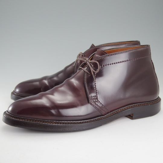 極上★オールデン 10D【定価￥225,500-★コードバン仕様/1339】バリーラスト/チャッカブーツ/バーガンディー/赤茶/メンズ/ALDEN★o618