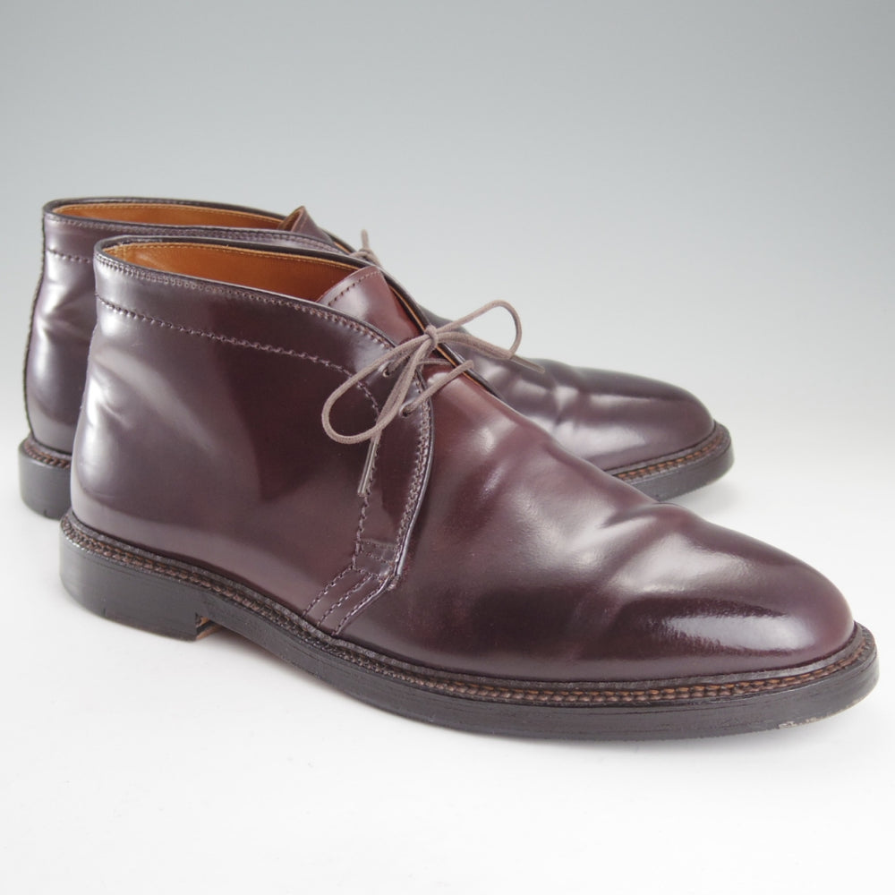 極上★オールデン 10D【定価￥225,500-★コードバン仕様/1339】バリーラスト/チャッカブーツ/バーガンディー/赤茶/メンズ/ALDEN★o618