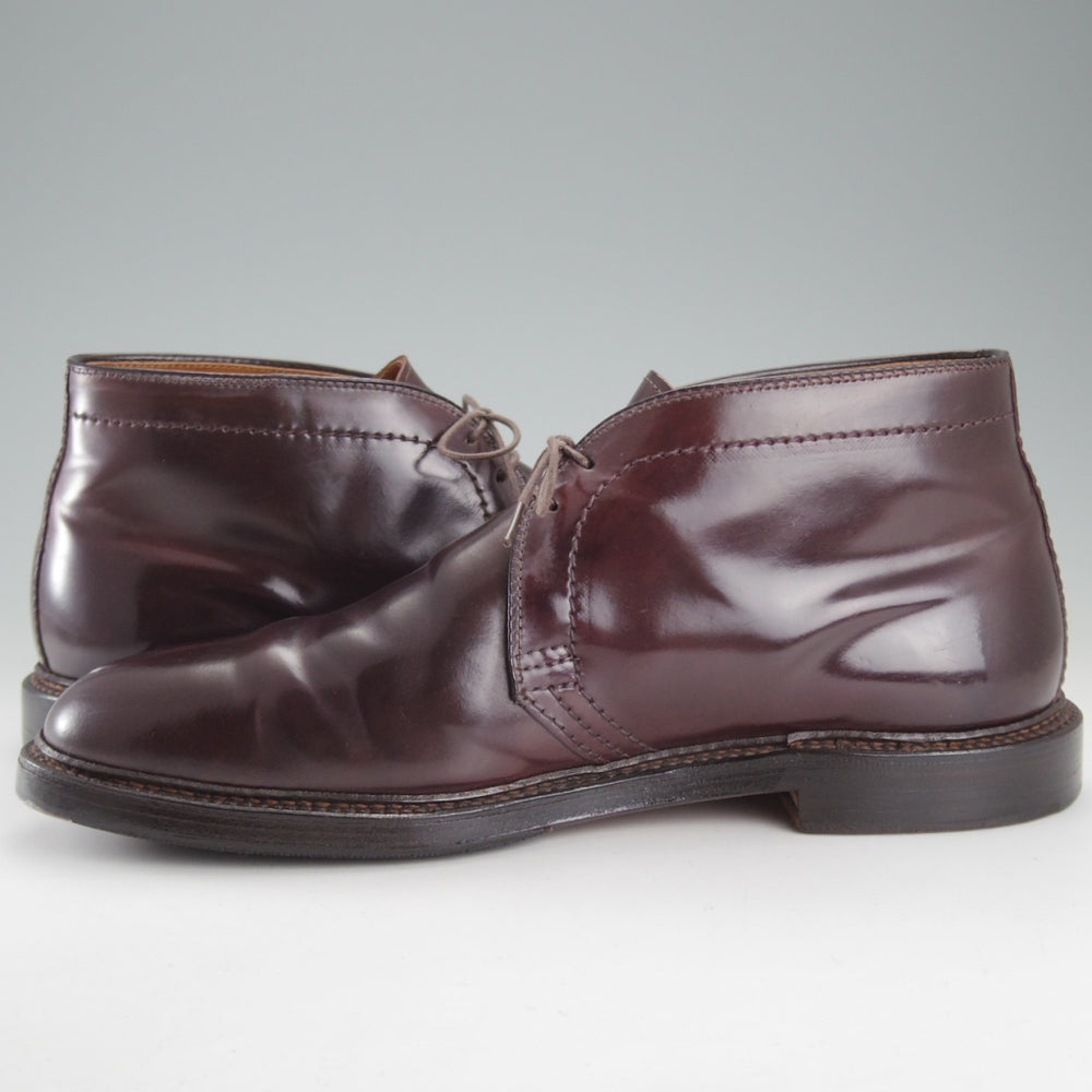 極上★オールデン 10D【定価￥225,500-★コードバン仕様/1339】バリーラスト/チャッカブーツ/バーガンディー/赤茶/メンズ/ALDEN★o618