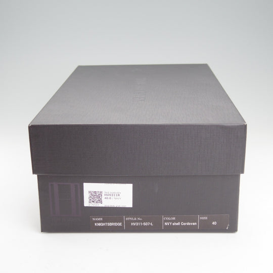 未使用★THE HARVEY/ザ・ハーヴィー SIZE 40【定価￥107,800-★コードバン/KNIGHTSBRIDGE】ローファー/スリッポン/紺/メンズ★o080